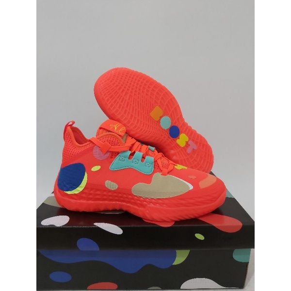 Sepatu Basket Adidaz Harden 5 Low Creator Orange