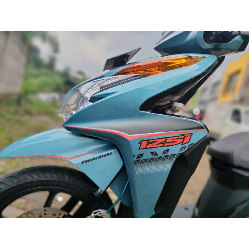 STRIPING STIKER VARIO OLD 125 CUSTOM TRANSPARAN