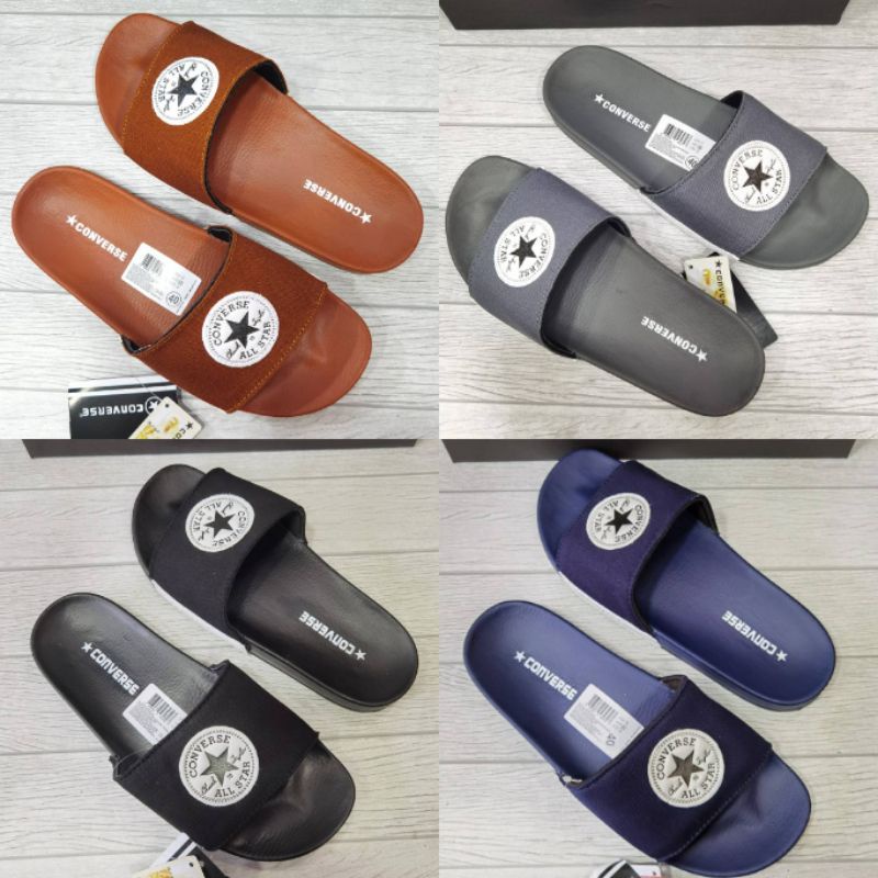 Sandal Slide Converse Unisex. Ukuran 38-43. Gratis Box