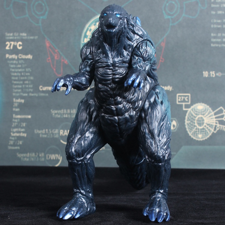 Mainan Action Figure King of The Monster Dinosaurus Godzilla Vs Kong Giant Sendi Dapat Digerakkan Ukuran 17cm