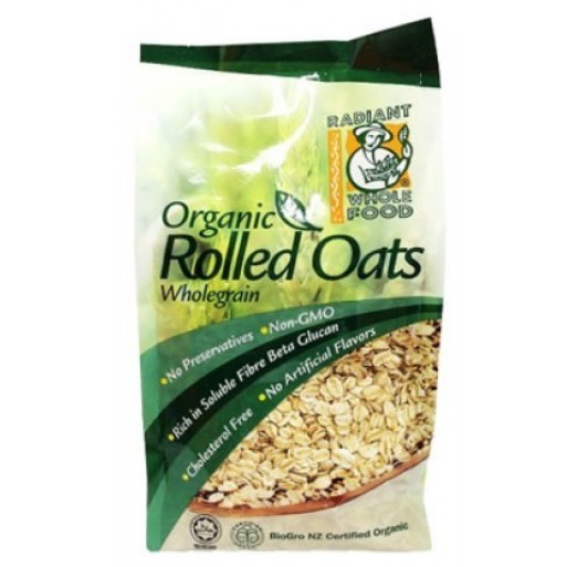 

RADIANT Organic Rolled Oats Wholegrain (500g)