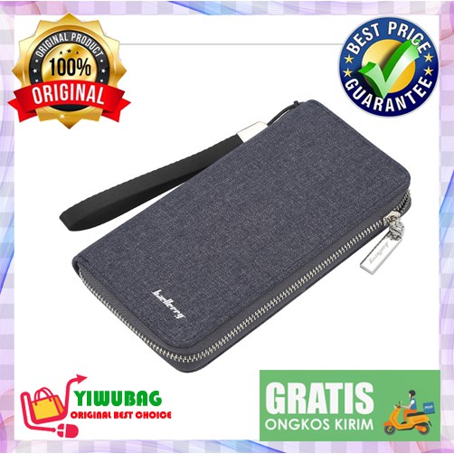 Baellerry Dompet Panjang Fashion Pria Laki-laki Cowok S1522 Dompet Original Dompet Kartu, Uang, HP