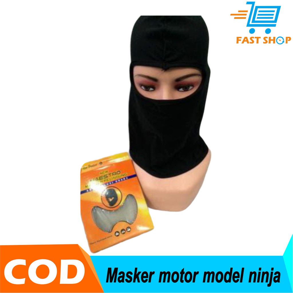 Masker Motor Pelindung Anti Polusi Udara Model Ninja