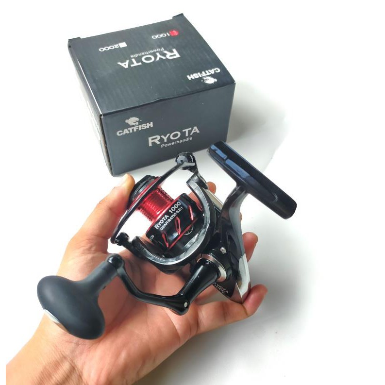 Reel Pancing Catfish Ryota 12 BB Power Handle 1000, 2000, 3000