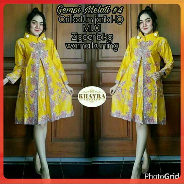 TUNIK BATIK MELATI JUMBO LD 120