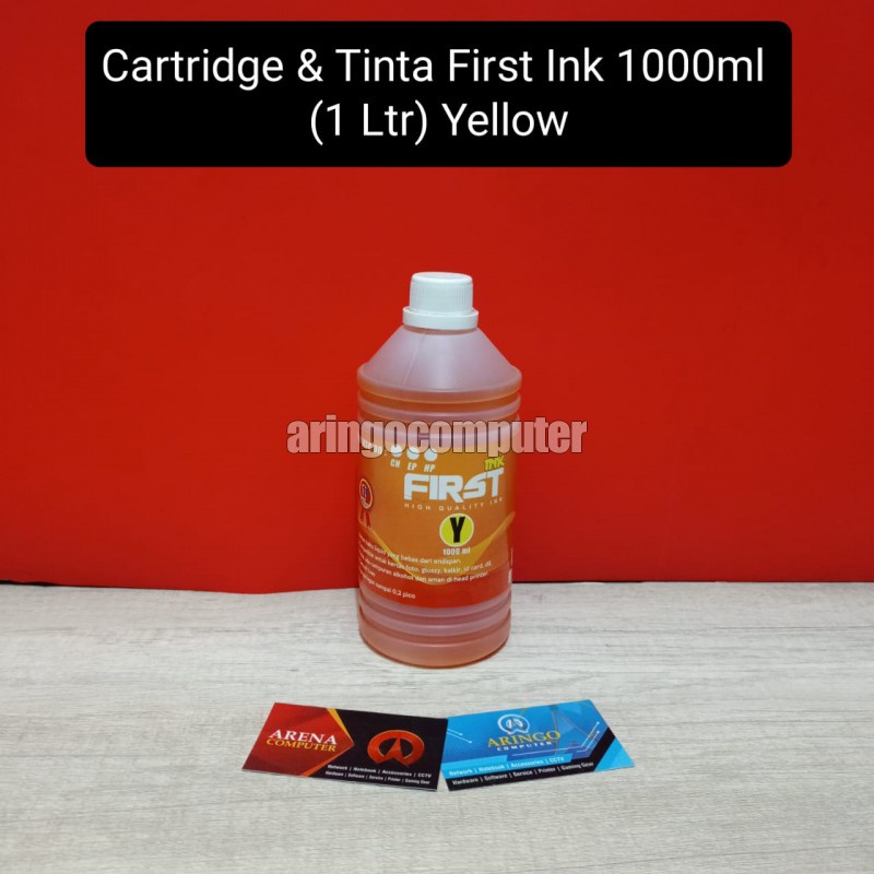 Cartridge &amp; Tinta First Ink 1000ml (1 Ltr) Yellow