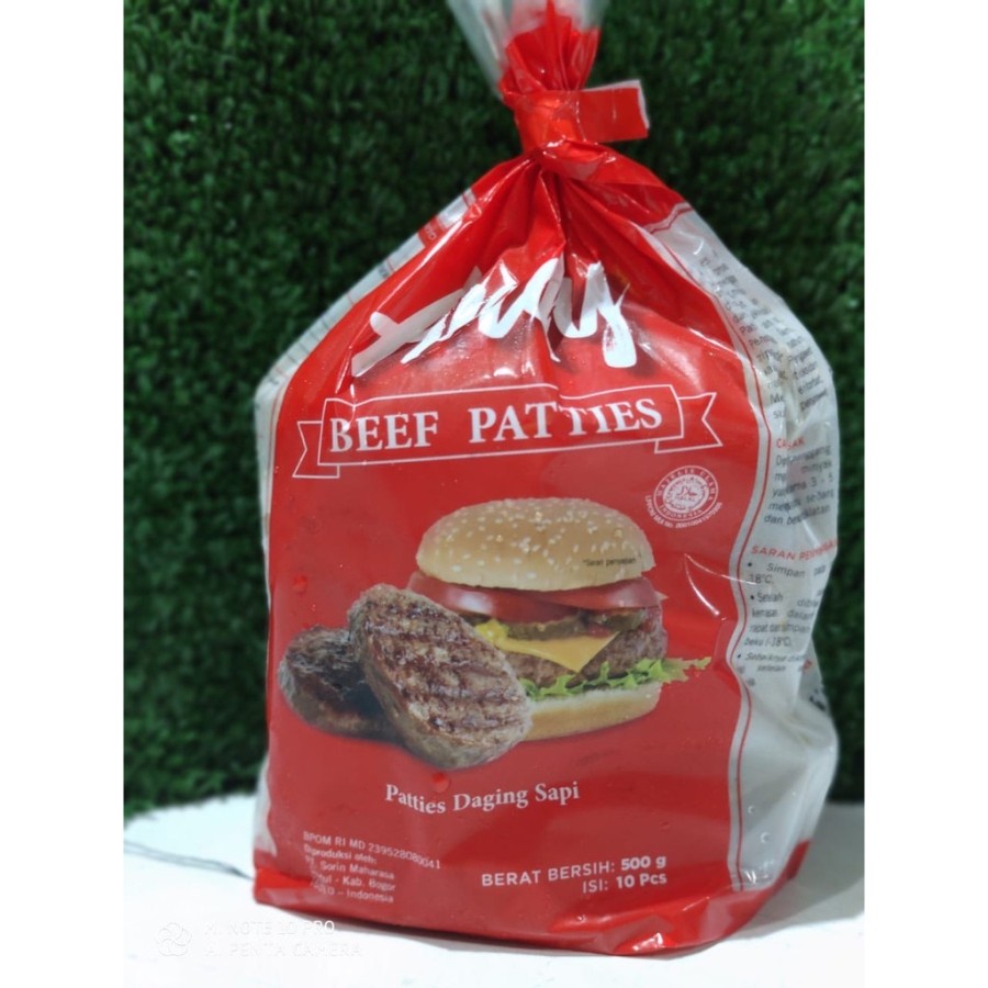 

ANDY BEEF PATTIES 500gr ISI 10