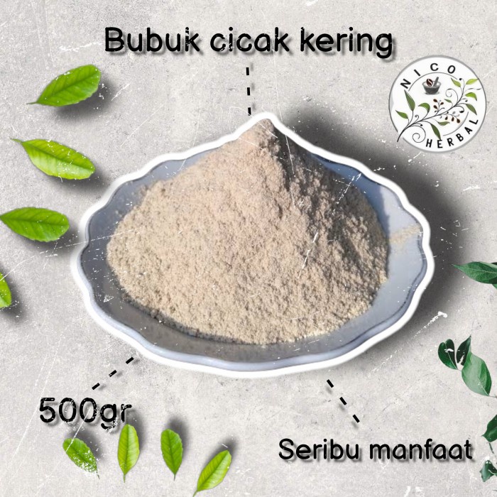 

Bubuk Cicak Seribu Manfaat Murni 500gr