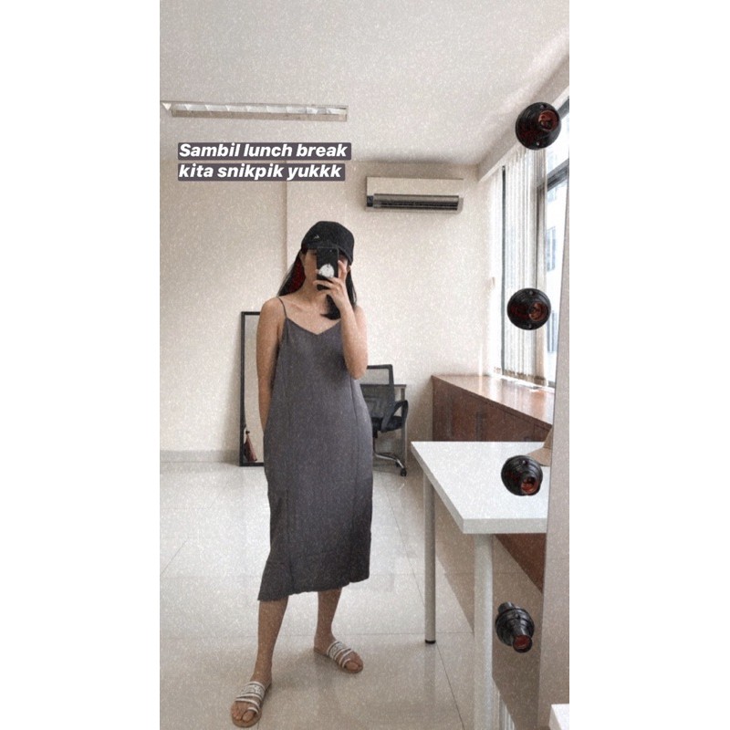 Eunoia Moore Dress Grey size S