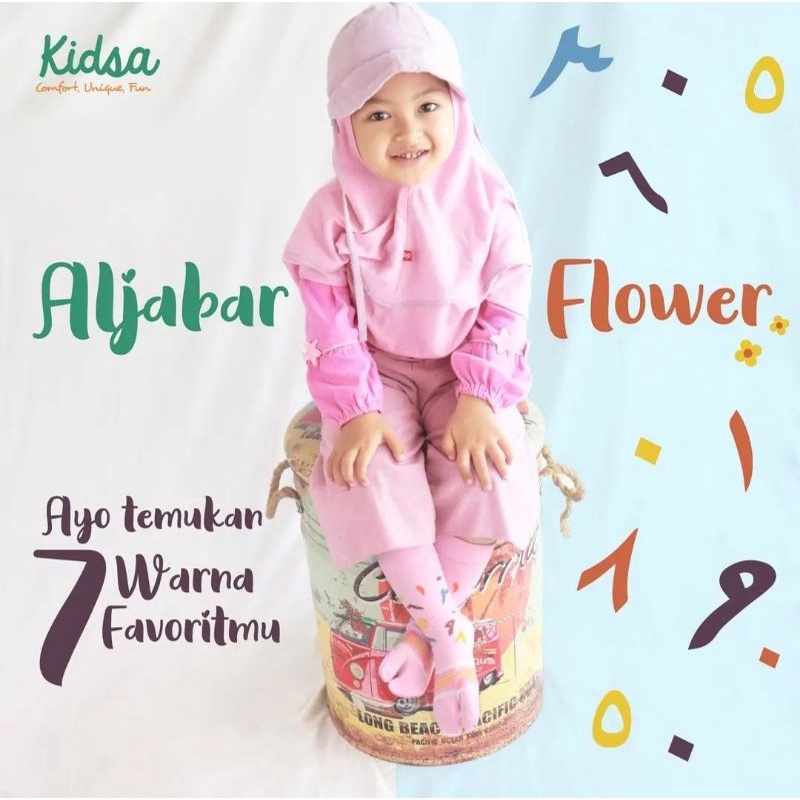 Kaos Kaki Anak Kidsa Motif Flower Aljabar by Kanik | Kidsa Polka Aljabar