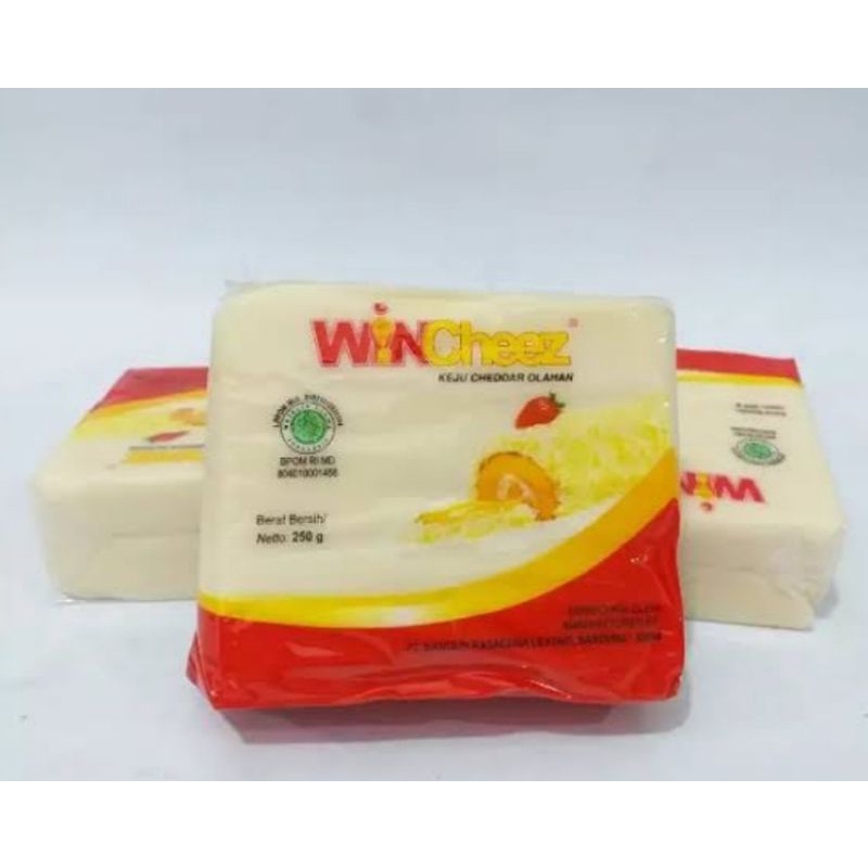 

Keju Cheddar Olahan Wincheez Kemasan 250 Grm