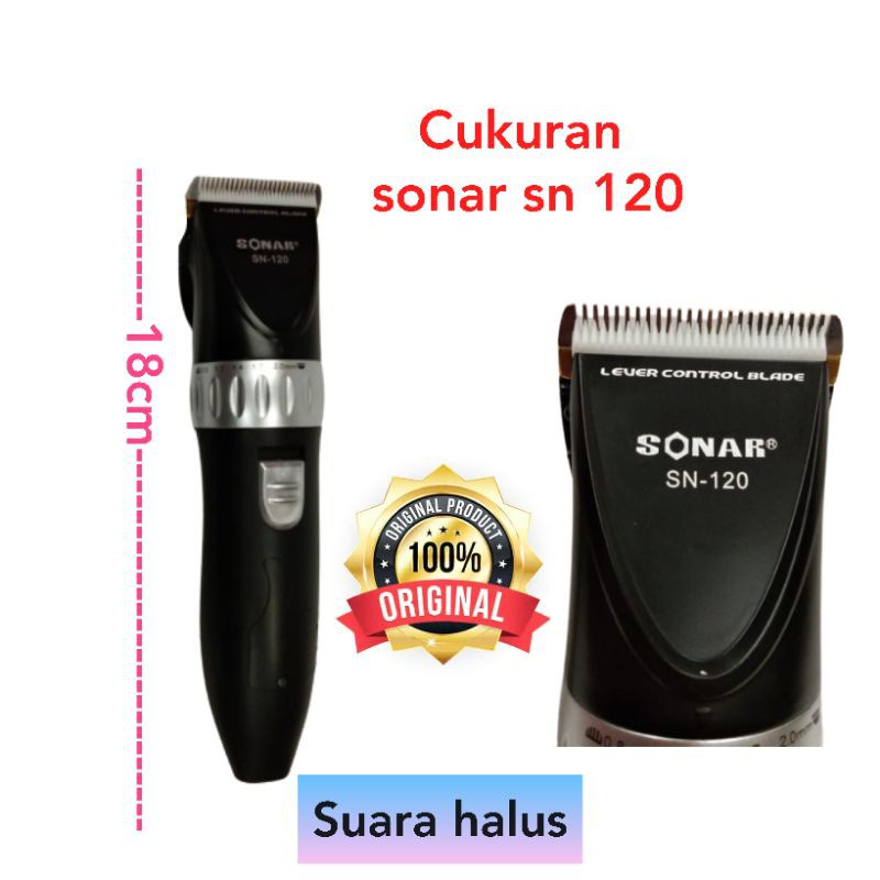 Cukur Rambut Sonar Alat Hair Clipper Cas Shaver Kumis Janggot Sn120 Kliper Barbel Salon Dan Cliper