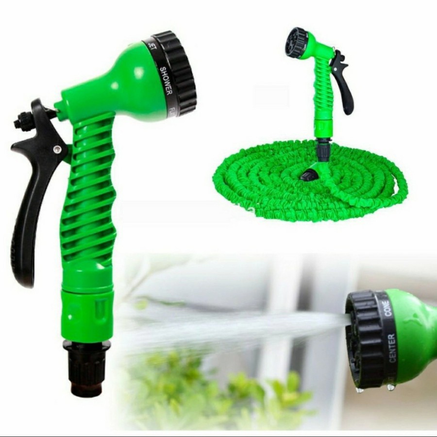 Gulungan Selang Air Set Spray Magic Hose Ajaib Semprotan Air 22.5 M