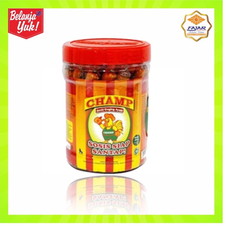 

Champ sosis rasa Ayam Toples isi 26pcs Siap Makan