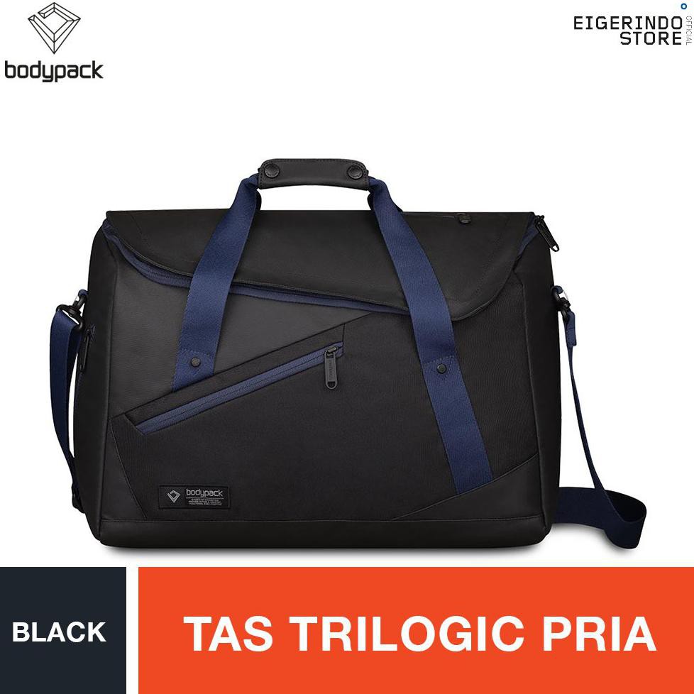 Paling Murah Bodypack Readiness Laptop Trilogic Backpack - Black