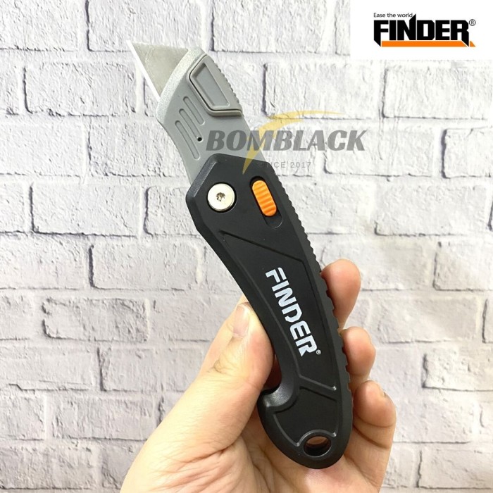 Pisau Cutter Lipat Saku Kantong Celana Camping Knife Survival FINDER MURAH