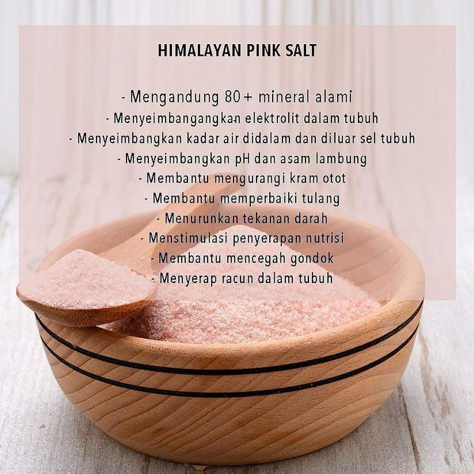 

Mmwir656- 1 Kg Garam Himalaya ( Himalaya Pink Salt ) 626F