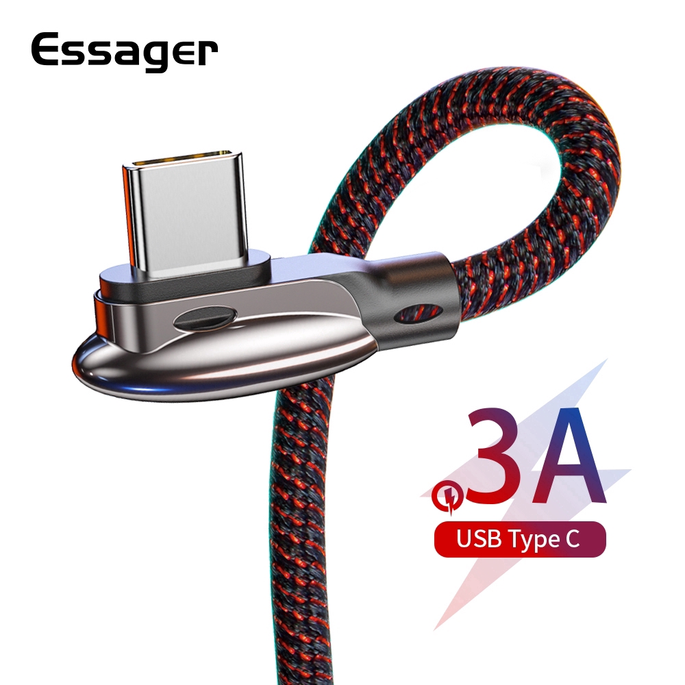 

Essager USB Type C Fast Charging Cable Type C Cable for Xiaomi Redmi Samsung Oppo Charger Cable