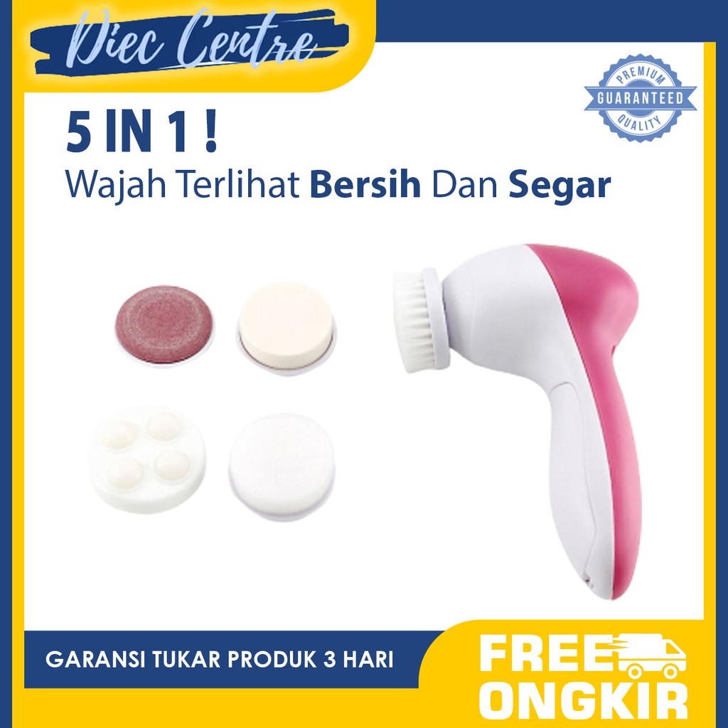 Alat Pembersih Muka Pembersih Wajah Elektrik Lumispa Facial Care 5 in 1