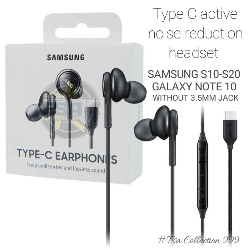 HEADSET SAMSUNG AKG TYPE C ORIGINAL - EARPHONE AKG TYPE C - HANDSFREE AKG TYPE C NOTE 10+,S21 ULTRA