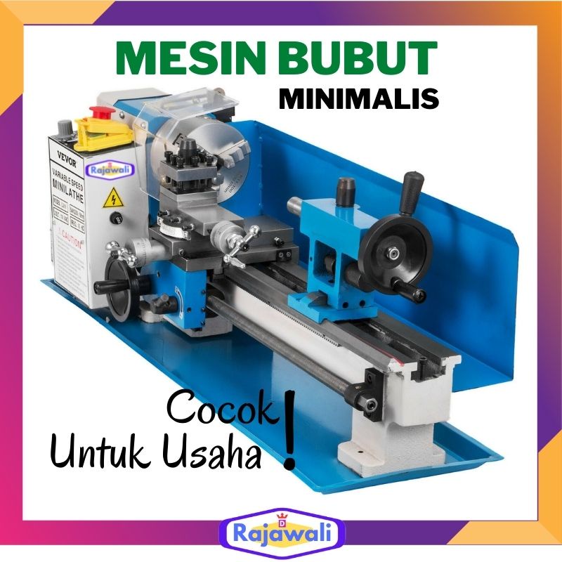 Mesin Bubut Mini Kayu Besi Daya Kecil Fleksible Murah