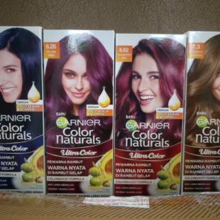  Garnier  color naturals cream cat  rambut  Shopee Indonesia