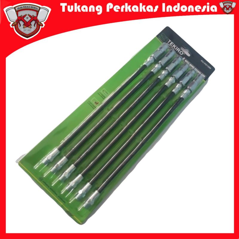 TEKIRO SELANG HOSE POMPA GEMUK MINI TANGAN HAND GRASE GUN SET 6PCS