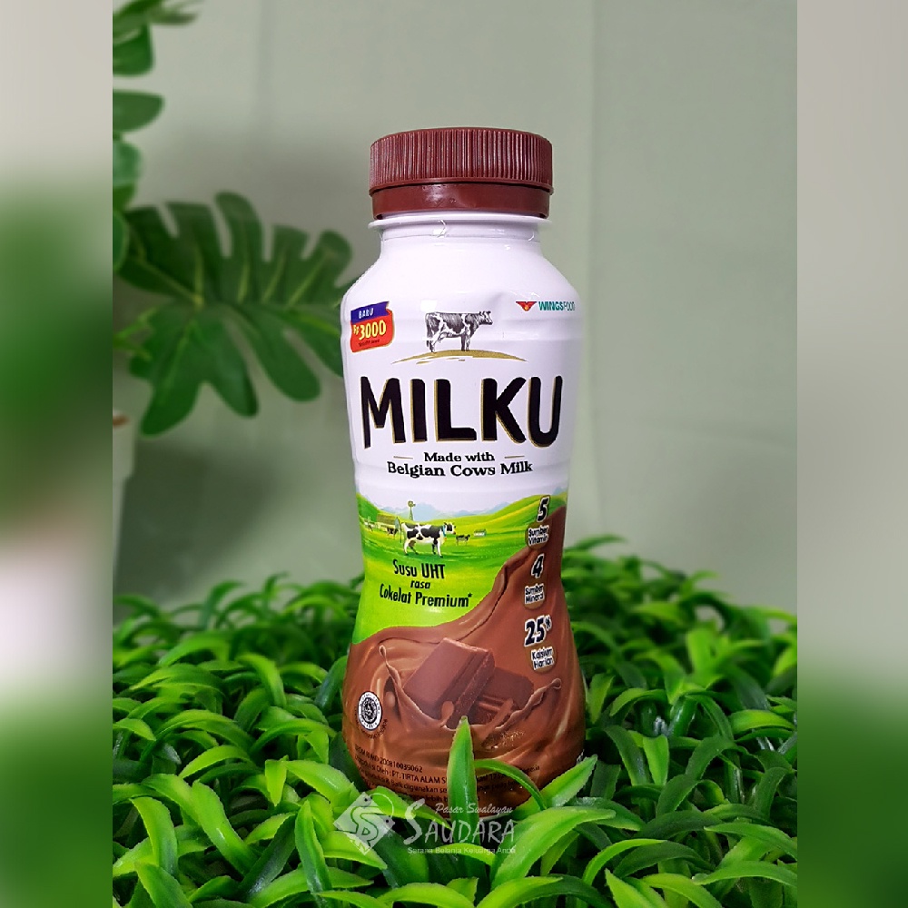 

Milku UHT Coklat Premium 200 ml Susu UHT Rasa Cokelat