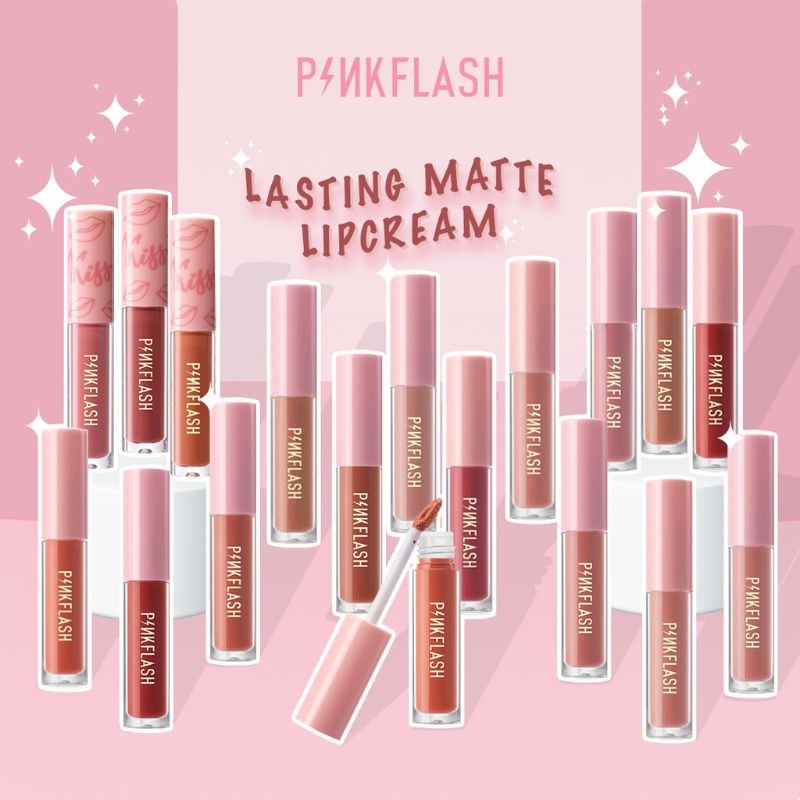 PINKFLASH matte lipcream / lip matte tahan lama