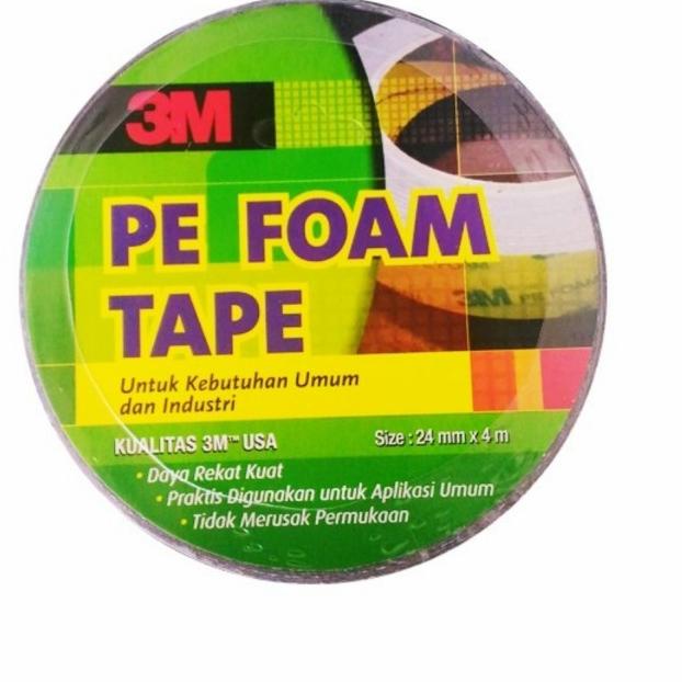 

➭ Isolasi 3M Double Tape PE FOAM 1600TG 24mm panjang 4m tebal 1mm. ORI ♠