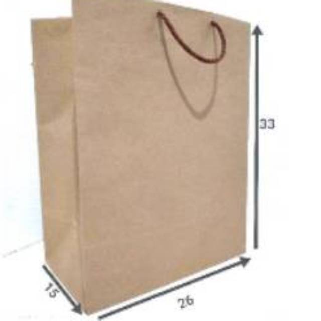 Paperbag /tas kertas tempat baju,sepatu ,badcover 26x33