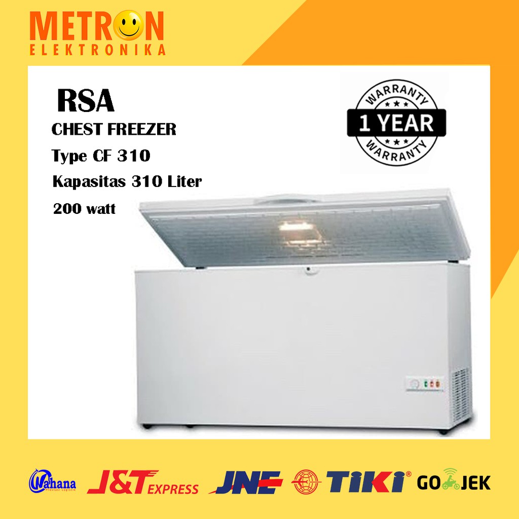 RSA CF 450 - CHEST FREEZER 450 LT / FREEZER BOX / CF450