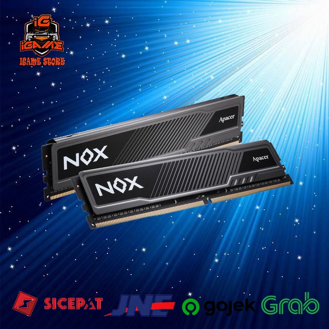 Apacer NOX DDR4 PC25600 3200Mhz 16GB Dual Channel (2X8GB) TOP GAN