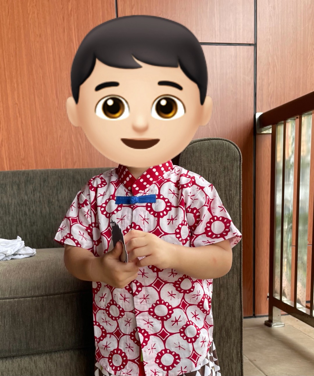 Heytimmy Kichi Red Cheongsam Anak Batik Katun