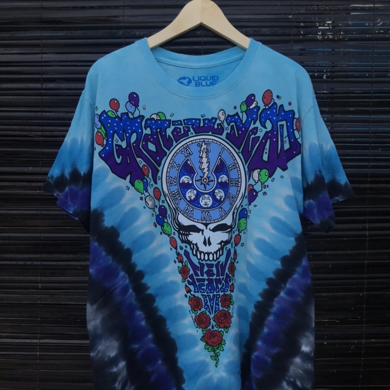 Tshirt Band Original GRATEFUL DEAD ‘Midnight Hour’ Tiedye