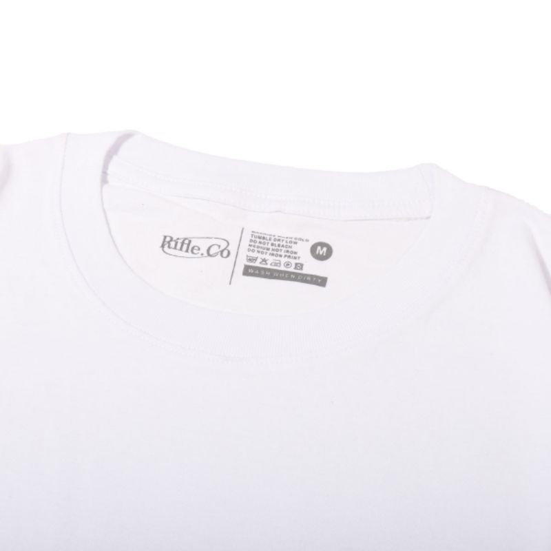 Rifle.co T-shirt White Flowers