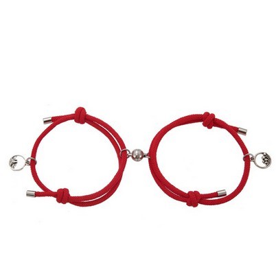 GELANG MAGNET COUPLE / GELANG MAGNET / GELANG PASANGAN MAGNET TERMURAH - Merah