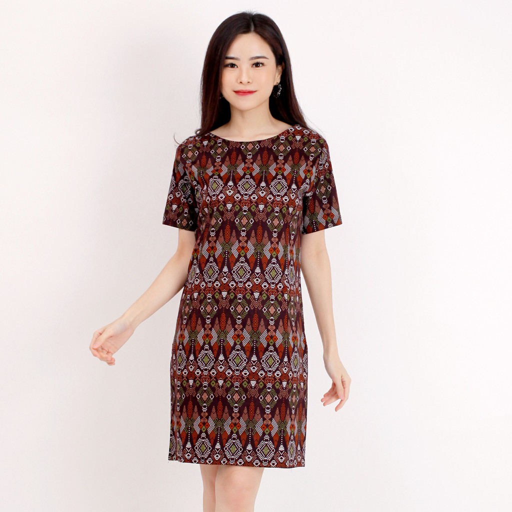 Baju Batik Wanita - Ceongsam Batik Wanita 038 MVP-Brown SK