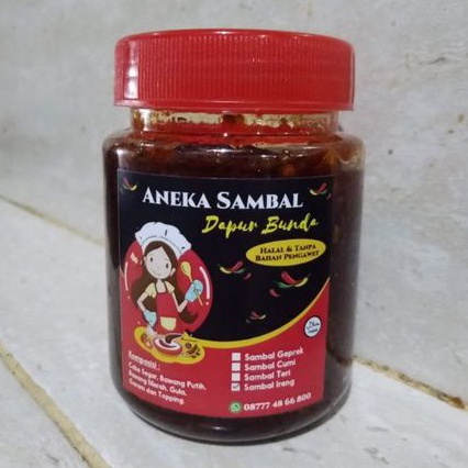 

Sambel ireng Dapur Bunda (Net.200gr)