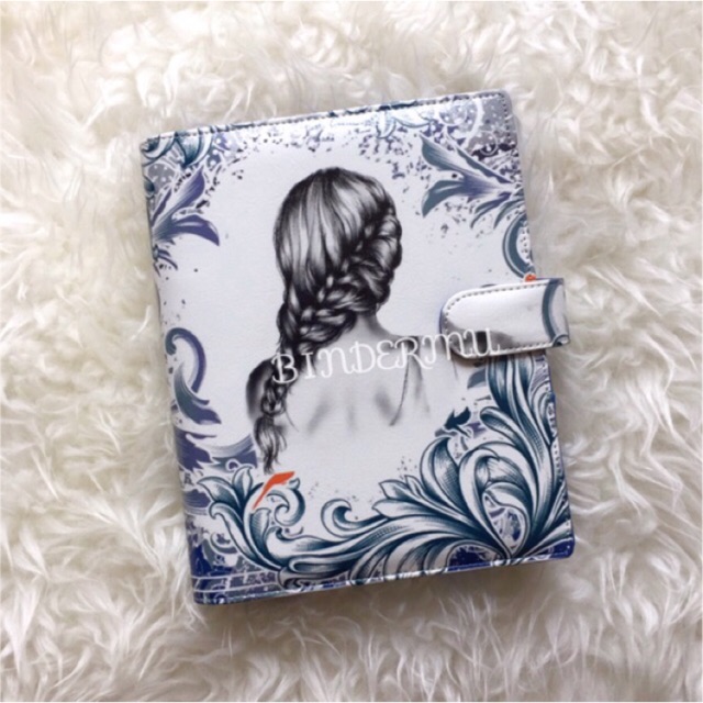 

Binder READY Girls Tumblr Blue Printing Kulit 20ring A5 26ring B5