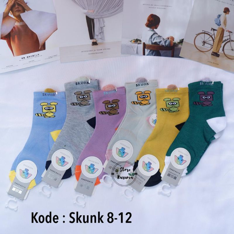 Kaos Kaki Anak Lucu Karakter Korea Import Premium Usia 2-7tahun