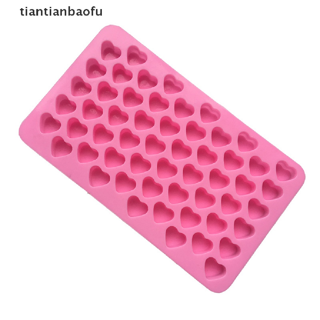 [tiantianbaofu] Mini Heart Mold Silicone Ice Cube Tray DIY Chocolate Fondant Mould 3D Pastry Boutique