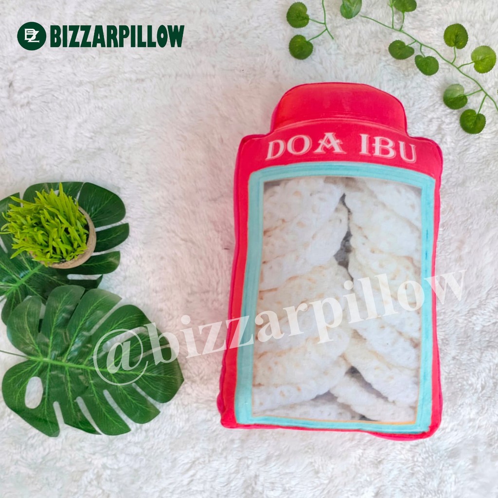 Bizzarpillow Bantal Sofa Bantal Kaleng Kerupuk Krupuk 30 x 45 cm BZ140