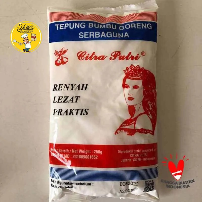 

TEPUNG SERBAGUNA CAP CITRA PUTRI 250GR