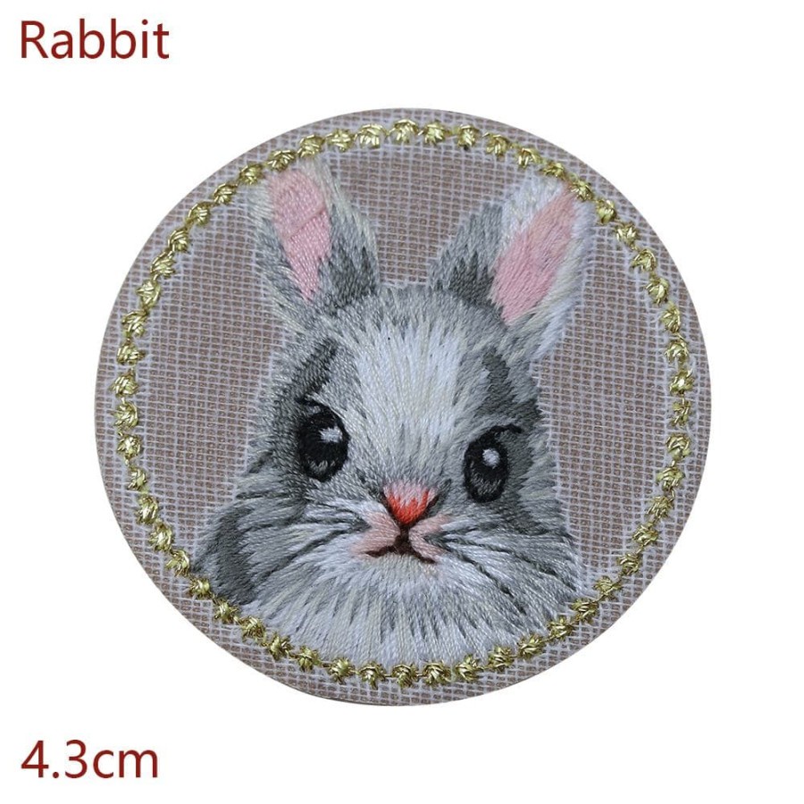 Iron On Embroidery Patch - Cute Animal
