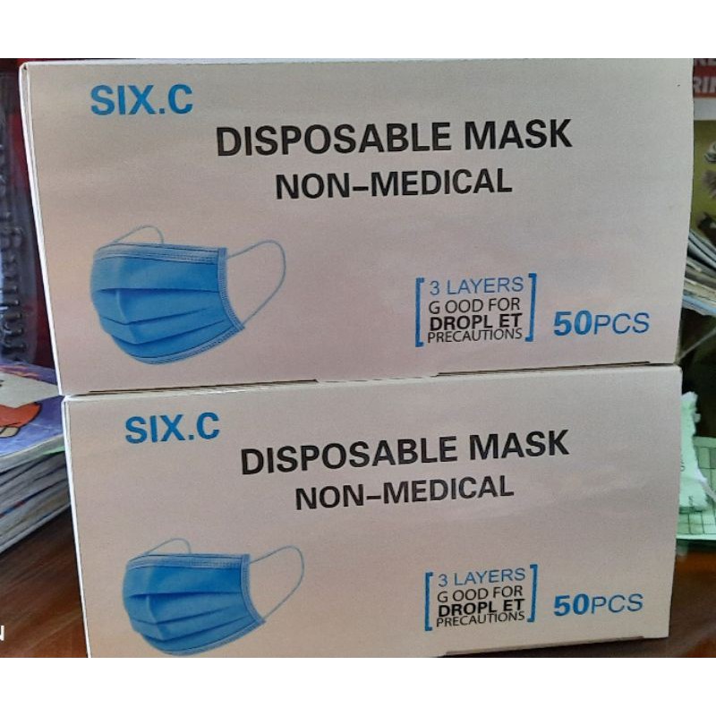 Masker earlop 3 ply/Masker disposable Face mask 3 ply