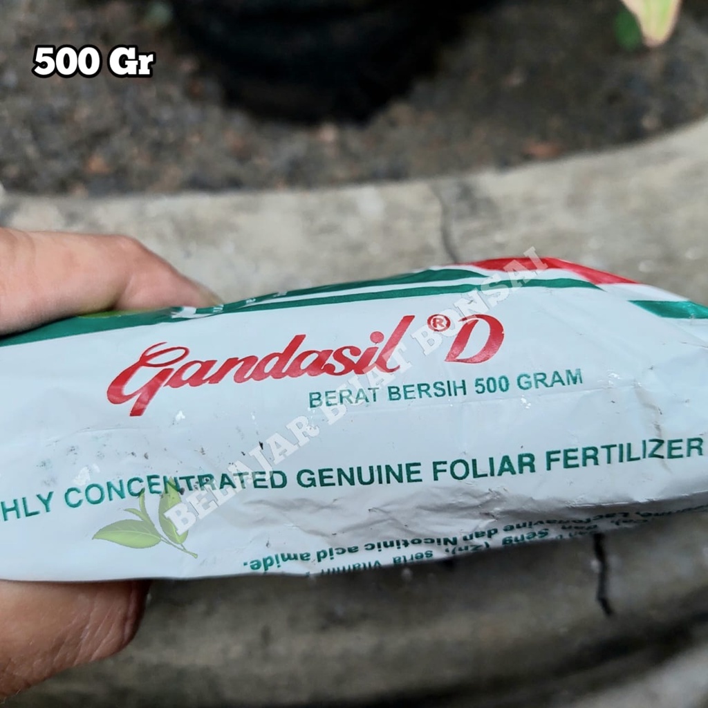 Pupuk Gandasil D Tanaman Daun Hijau Kemasan 500 Gram