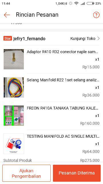 Freon R410a Tanaka Tabung Kaleng Kecil 800gram Freon Ac