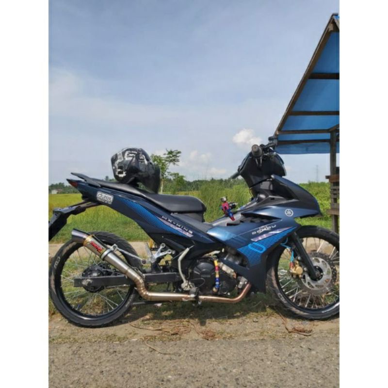 KENALPOT RACING DAENG SAI4. FOR . MX KING .YAMAHA MX KING.JUPITER MX .MX KING .SATRIA FU