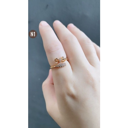 Cincin Dewasa Ulir Pitaa Xuping Cantik Dan Mewah N20092202